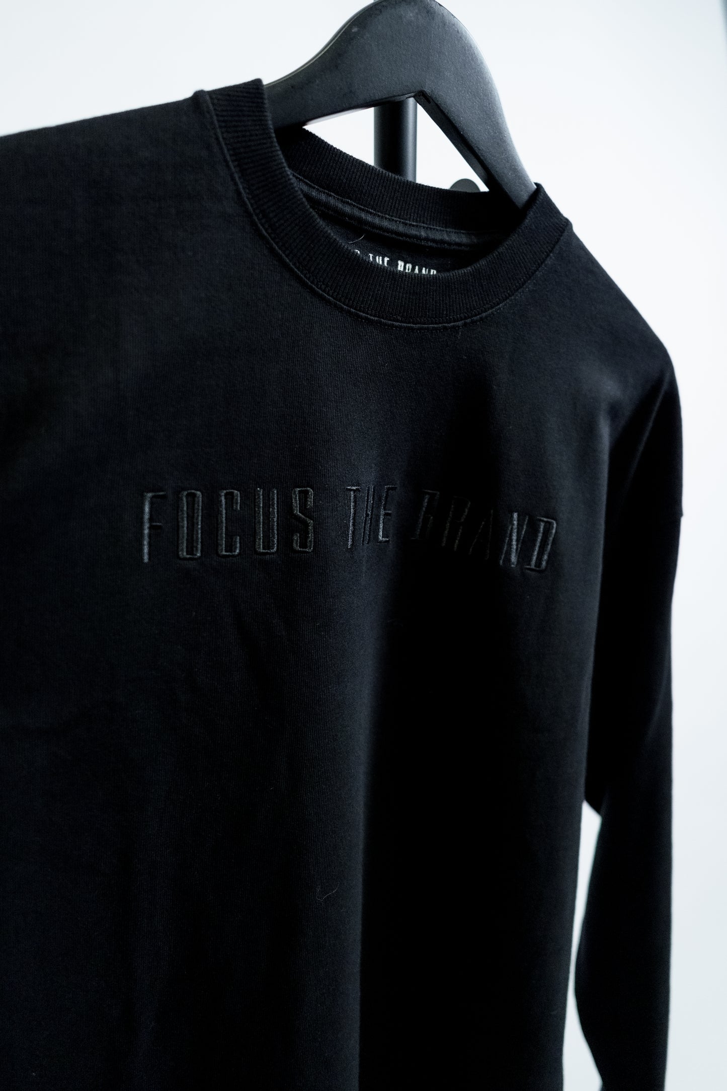 Black Heavy Duty Long Sleeve Tee