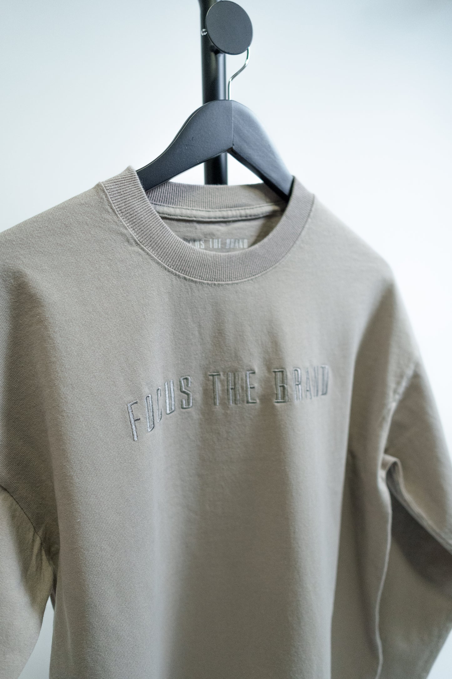 Feather Grey Heavy Duty Long Sleeve Tee