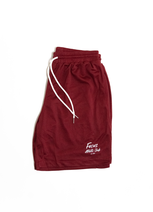 7" inseam mesh shorts